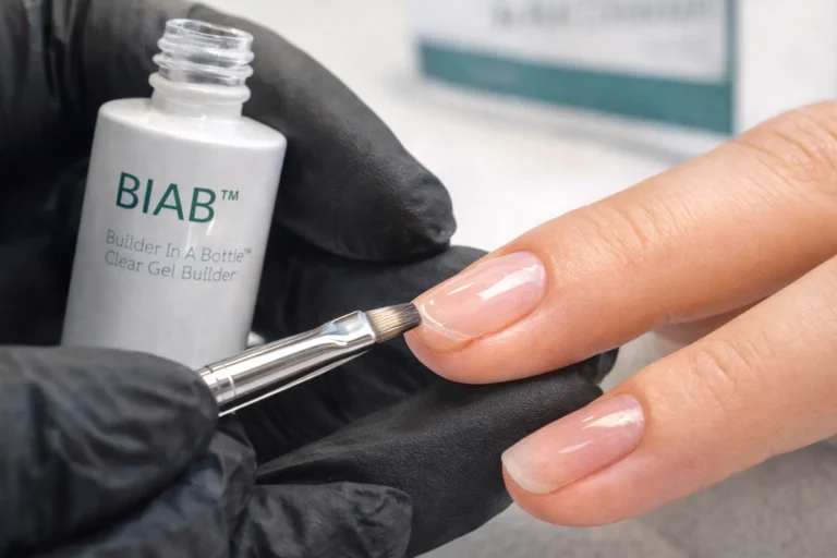 BIAB training course comparison UK showing professional application techniques