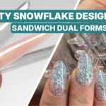 Frosty snowflake design using sandwich dual forms showing corrected technique with professional structure and no gaps - Part 2 tutorial thumbnail
