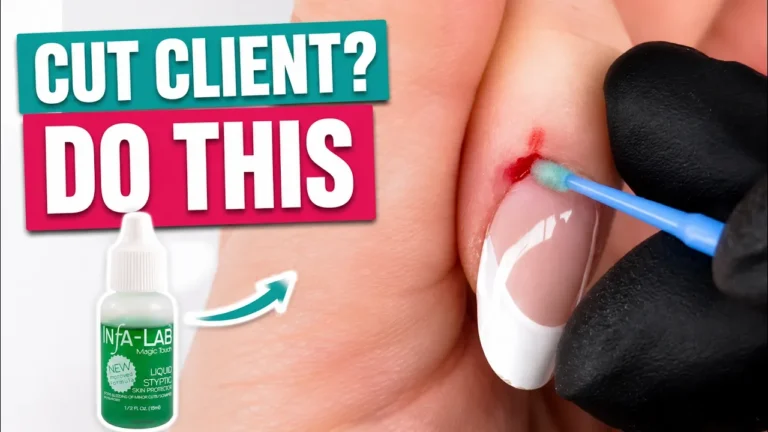 What to Do If You Cut a Client During Russian Manicure